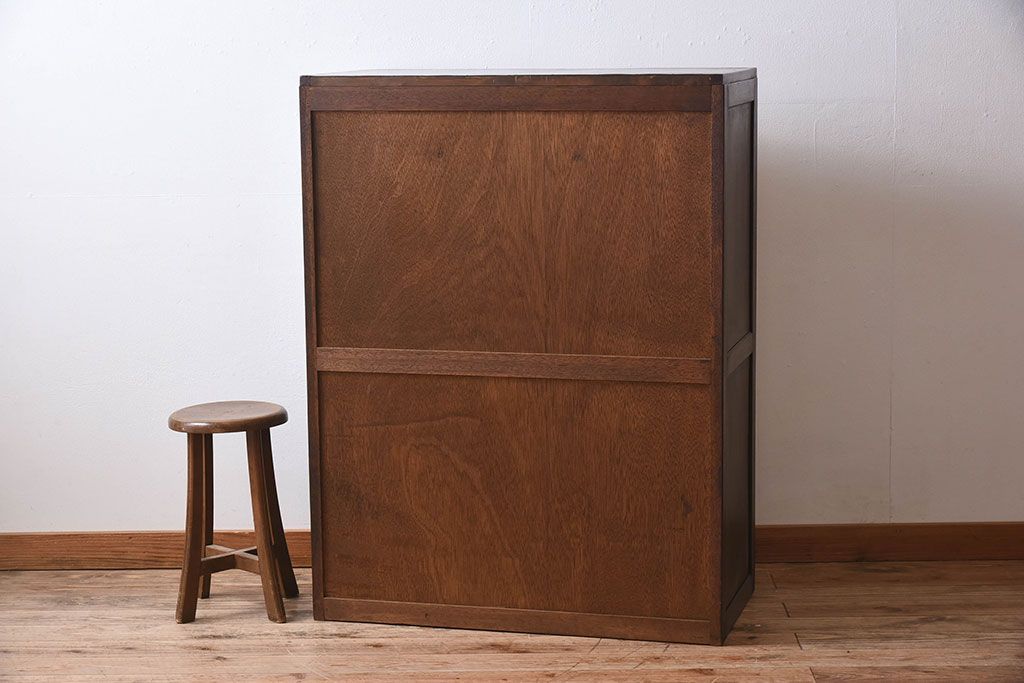 レトロ家具　昭和レトロなペイントチェスト　和製アンティーク