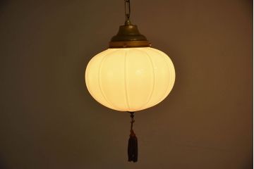 アンティーク　ぼんぼり型　和風でお洒落な天井照明(吊り下げ照明)
