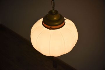 アンティーク　ぼんぼり型　和風でお洒落な天井照明(吊り下げ照明)