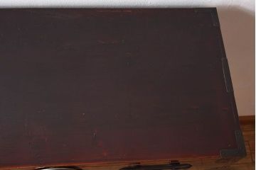 アンティーク家具　和モダン　大正期　一本物　アンティーク松本箪笥(衣装箪笥)(2)