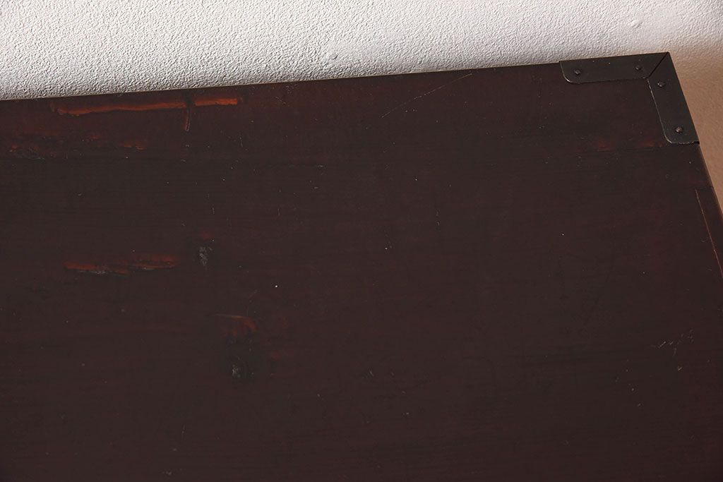 アンティーク家具　和モダン　大正期　一本物　アンティーク松本箪笥(衣装箪笥)(2)