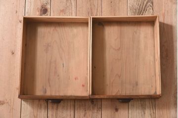 アンティーク家具　大正ロマンスタイル　天板一枚板!おしゃれなデザインの文机(テーブル・デスク)