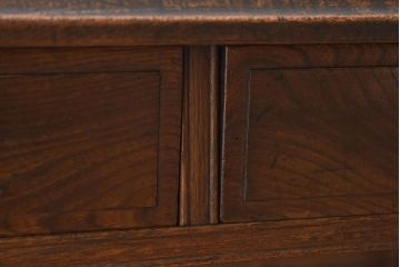 アンティーク家具　大正ロマンスタイル　天板一枚板!おしゃれなデザインの文机(テーブル・デスク)