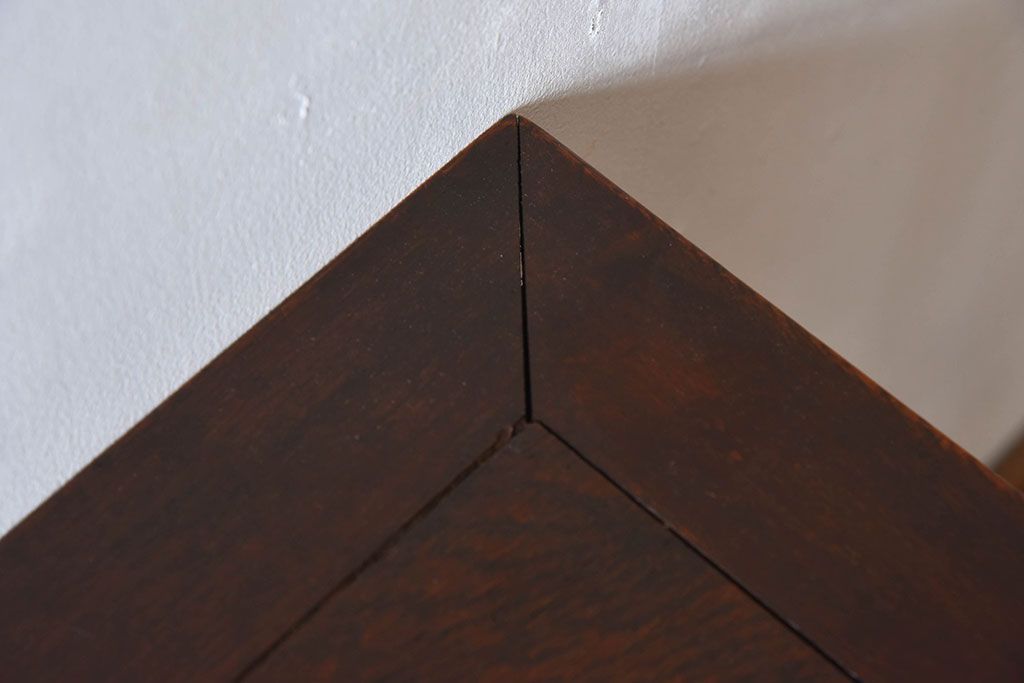 レトロ家具　レトロな古い木のサイドテーブル(作業台)