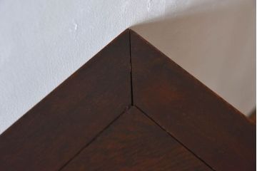 レトロ家具　レトロな古い木のサイドテーブル(作業台)