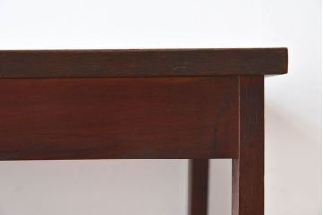 レトロ家具　レトロな古い木のサイドテーブル(作業台)