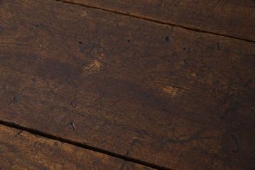 ヴィンテージ家具　アイアンフレームのシャビーなビンテージ作業台(テーブル)(1)