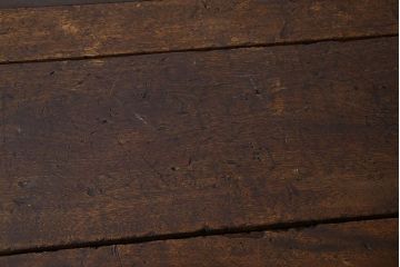 ヴィンテージ家具　アイアンフレームのシャビーなビンテージ作業台(テーブル)(1)