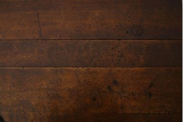 ヴィンテージ家具　アイアンフレームのシャビーなビンテージ作業台(テーブル)(3)