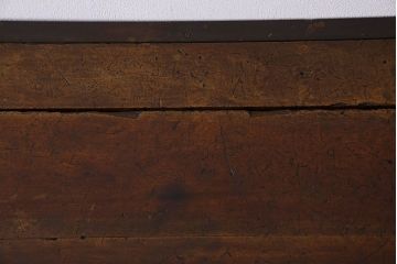 ヴィンテージ家具　アイアンフレームのシャビーなビンテージ作業台(テーブル)(3)