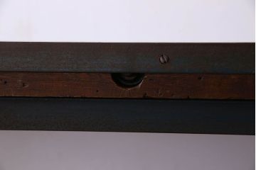 ヴィンテージ家具　アイアンフレームのシャビーなビンテージ作業台(テーブル)(3)