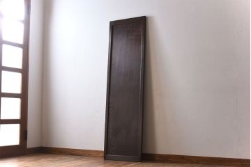 杉材一枚板!大正昭和期の古いアンティーク木製ドア(木戸・扉)