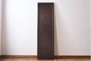 杉材一枚板!大正昭和期の古いアンティーク木製ドア(木戸・扉)