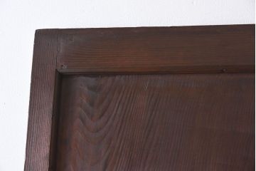 杉材一枚板!大正昭和期の古いアンティーク木製ドア(木戸・扉)