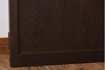 杉材一枚板!大正昭和期の古いアンティーク木製ドア(木戸・扉)