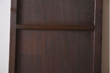 杉材一枚板!大正昭和期の古いアンティーク木製ドア(木戸・扉)