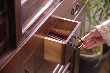 アンティーク家具　変わり型　上手物　古民具・骨董　明治大正期　二段重ね四尺水屋箪笥