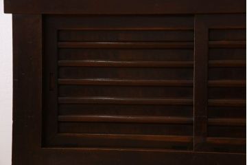 アンティーク家具　変わり型　上手物　古民具・骨董　明治大正期　二段重ね四尺水屋箪笥