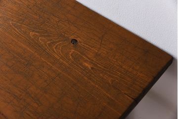 アンティーク家具　アンティーク　古い木製のシンプルな作業台(テーブル)