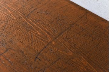 アンティーク家具　アンティーク　古い木製のシンプルな作業台(テーブル)