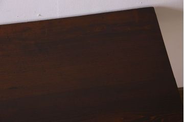 アンティーク家具　和製アンティーク　大正ロマンな総檜材のダイニングテーブル
