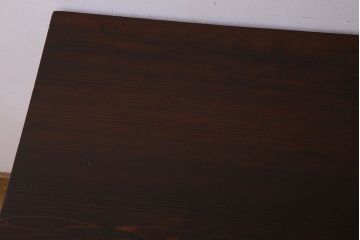 アンティーク家具　和製アンティーク　大正ロマンな総檜材のダイニングテーブル