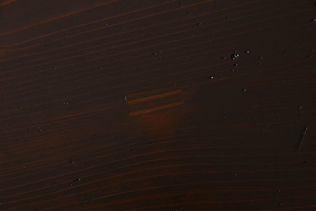 アンティーク家具　和製アンティーク　大正ロマンな総檜材のダイニングテーブル