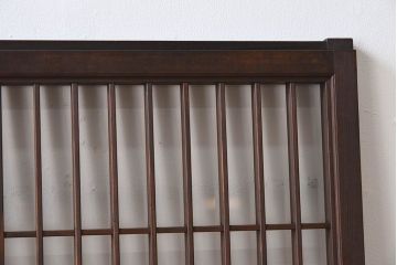 アンティーク　小さなガラス格子戸2枚セット(窓)(2)