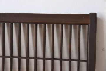 アンティーク　小さなガラス格子戸2枚セット(窓)(2)