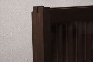 アンティーク　小さなガラス格子戸2枚セット(窓)(1)