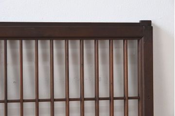 アンティーク　小さなガラス格子戸2枚セット(窓)(1)