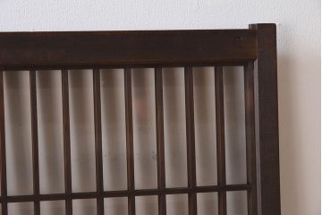 アンティーク　小さなガラス格子戸2枚セット(窓)(1)