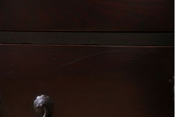 アンティーク家具　明治期　前面欅材　天板・脚付き!仙台箪笥ローボード(衣装箪笥)(1)