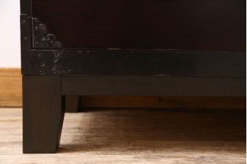 アンティーク家具　明治期　前面欅材　天板・脚付き!仙台箪笥ローボード(衣装箪笥)(1)