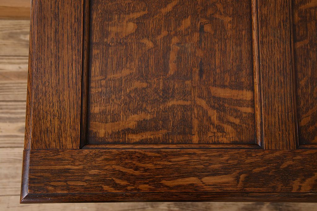 アンティーク雑貨　英国アンティーク　オーク材　上質で大きなブランケットボックス(収納箱)