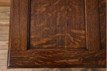 アンティーク雑貨　英国アンティーク　オーク材　上質で大きなブランケットボックス(収納箱)