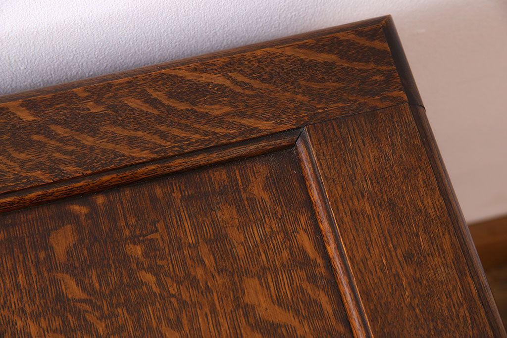 アンティーク雑貨　英国アンティーク　オーク材　上質で大きなブランケットボックス(収納箱)