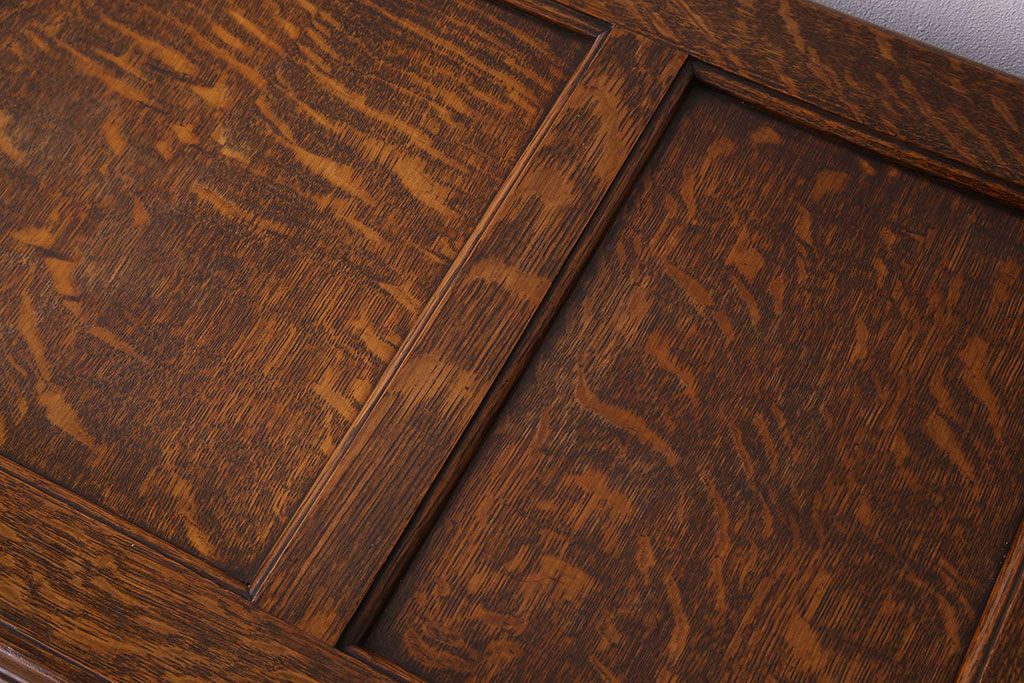 アンティーク雑貨　英国アンティーク　オーク材　上質で大きなブランケットボックス(収納箱)