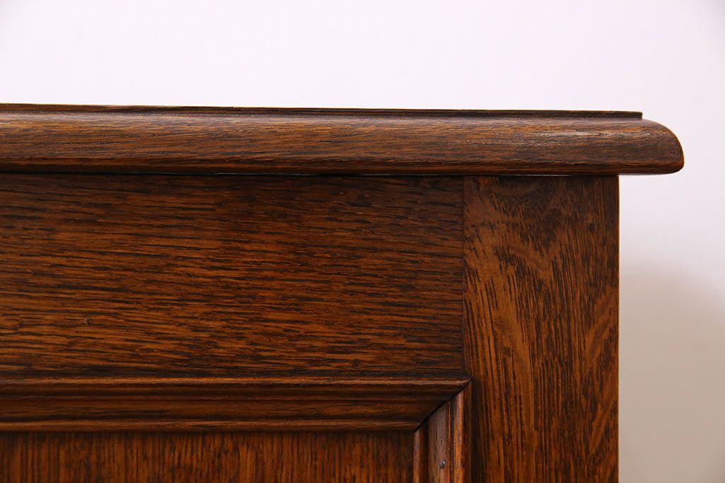 アンティーク雑貨　英国アンティーク　オーク材　上質で大きなブランケットボックス(収納箱)