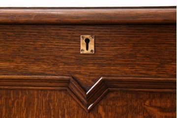 アンティーク雑貨　英国アンティーク　オーク材　上質で大きなブランケットボックス(収納箱)