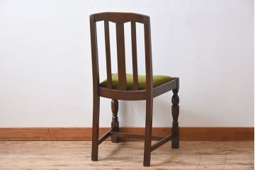 アンティーク家具　イギリスアンティーク　オーク材製の上品なダイニングチェア(椅子)(1)