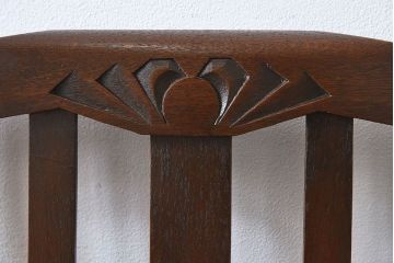 アンティーク家具　イギリスアンティーク　オーク材製の上品なダイニングチェア(椅子)(2)