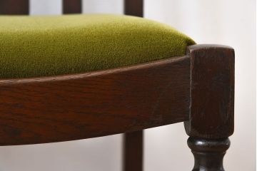 アンティーク家具　イギリスアンティーク　オーク材製の上品なダイニングチェア(椅子)(2)