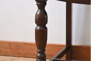アンティーク家具　イギリスアンティーク　オーク材製の上品なダイニングチェア(椅子)(2)