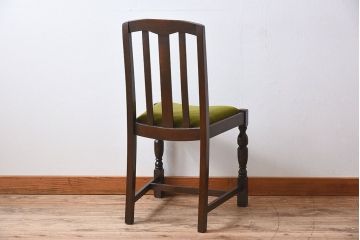 アンティーク家具　イギリスアンティーク　オーク材製の上品なダイニングチェア(椅子)(2)