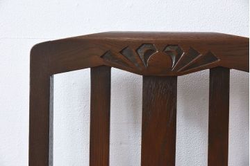 アンティーク家具　イギリスアンティーク　オーク材製の上品なダイニングチェア(椅子)(3)