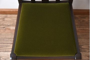 アンティーク家具　イギリスアンティーク　オーク材製の上品なダイニングチェア(椅子)(3)