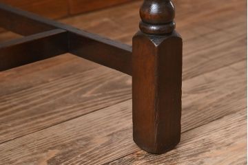 アンティーク家具　イギリスアンティーク　オーク材製の上品なダイニングチェア(椅子)(3)