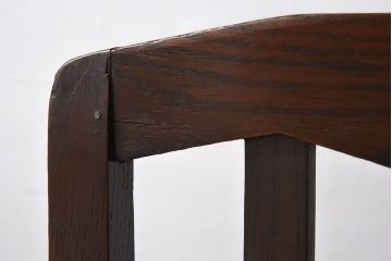 アンティーク家具　イギリスアンティーク　オーク材製の上品なダイニングチェア(椅子)(3)