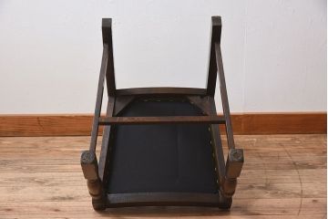 アンティーク家具　イギリスアンティーク　オーク材製の上品なダイニングチェア(椅子)(3)